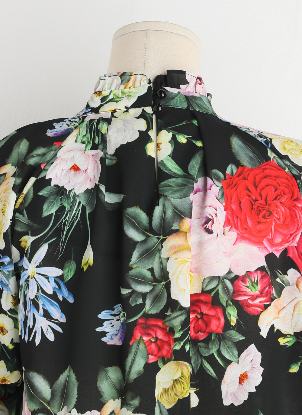 花柄シャーリング半袖ブラウス | DHOLIC | 詳細画像19