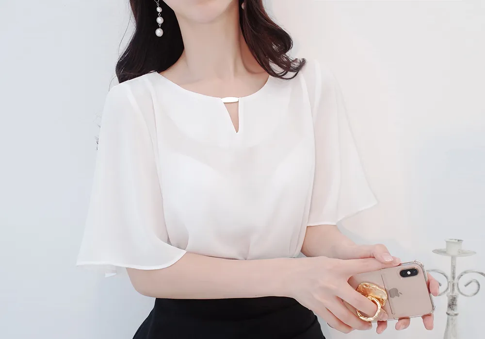 プレートVネックブラウス | audreybubble | 詳細画像7