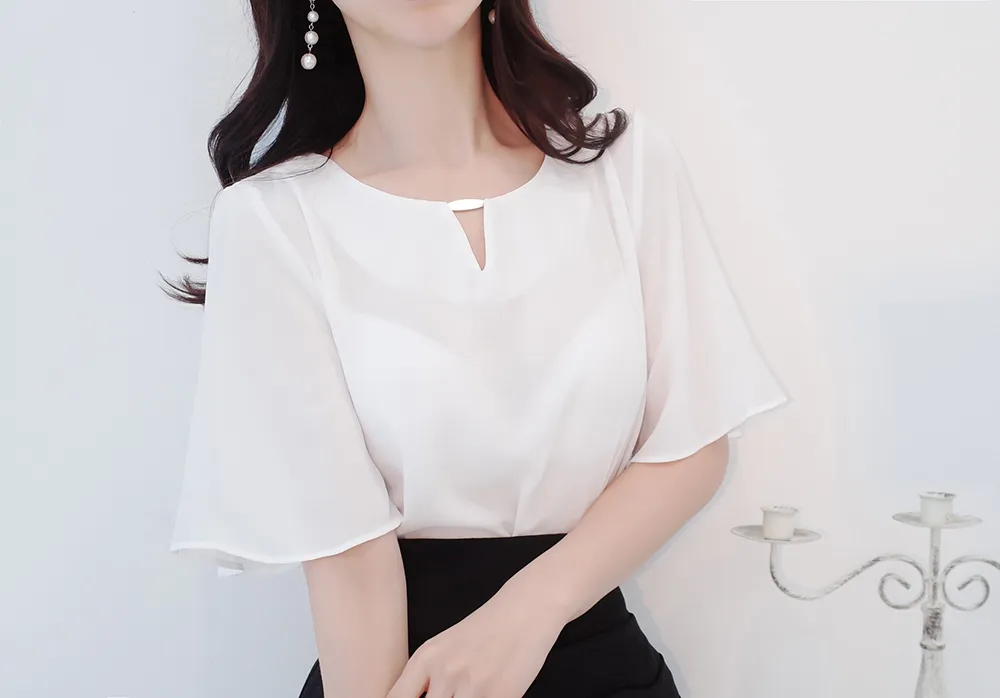 プレートVネックブラウス | audreybubble | 詳細画像8
