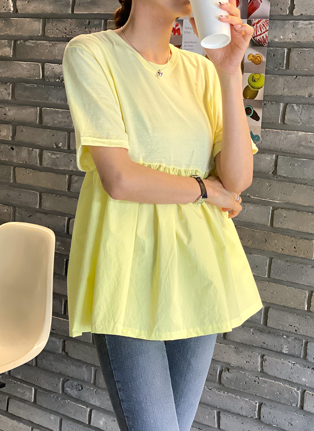 ドッキングペプラムTシャツ レディースファッション通販 DHOLIC