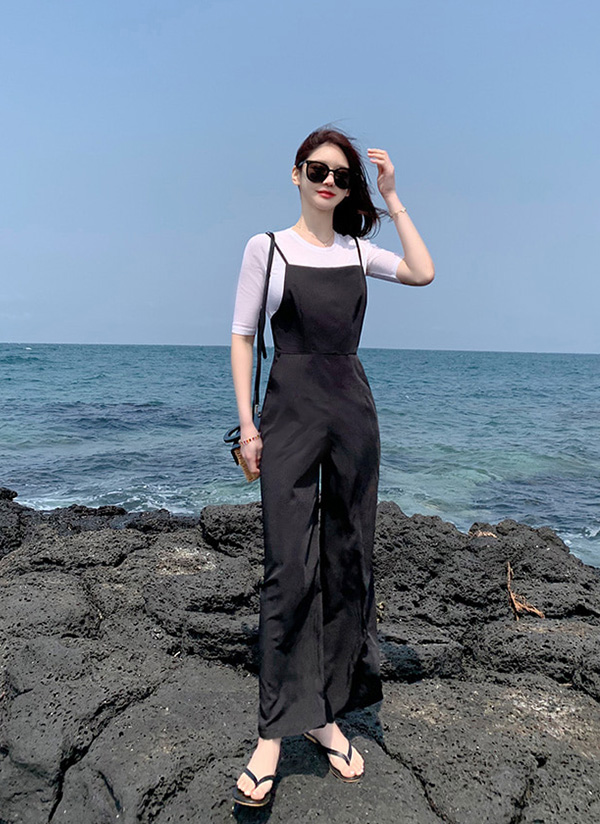 スクエアオールインワン CLANE - スクエア―スリーブ デニム