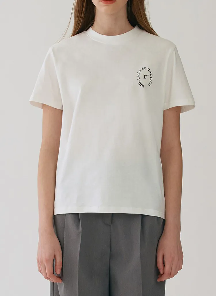 ROLAスモールロゴ半袖Tシャツ(ホワイト) | rolarola | 詳細画像1