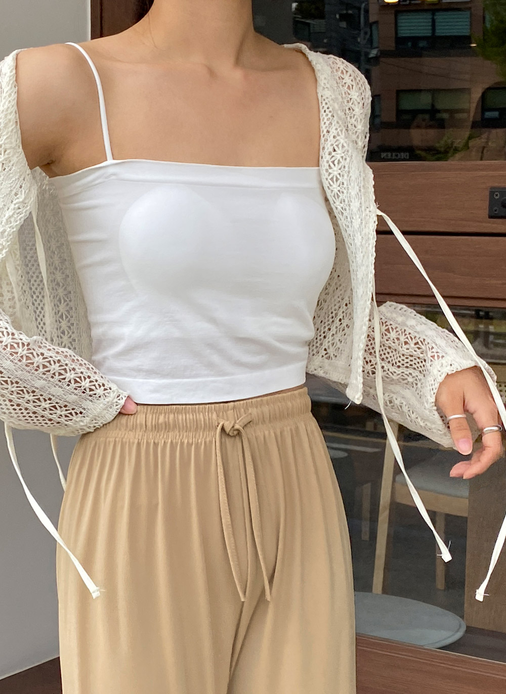 2TYPEカップスクエアキャミソール | DHOLIC | 詳細画像7