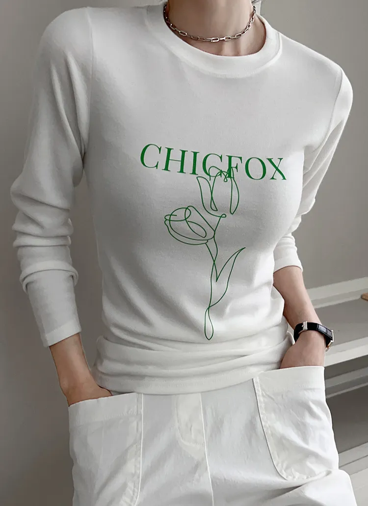 CHICFOX長袖Tシャツ | chicfox | 詳細画像1