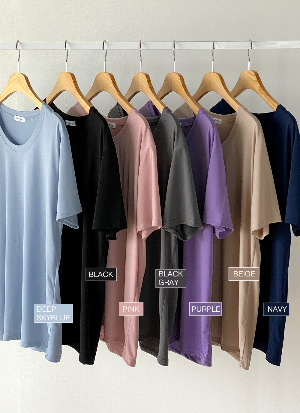 Uネッククール半袖Tシャツ | DHOLIC | 詳細画像4