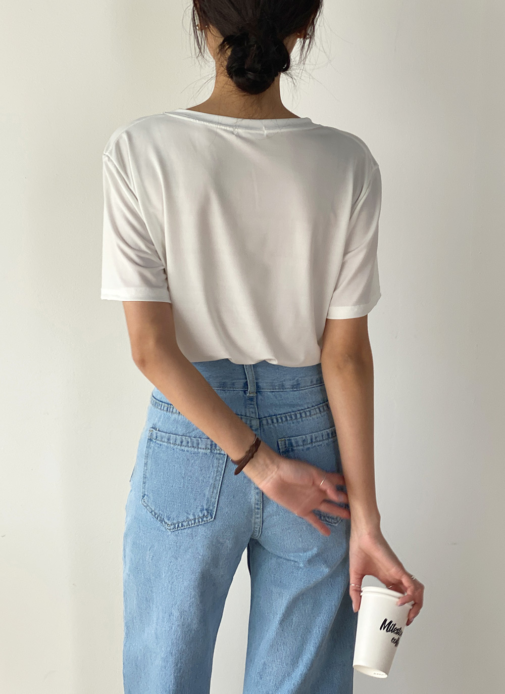 Uネッククール半袖Tシャツ | DHOLIC | 詳細画像9