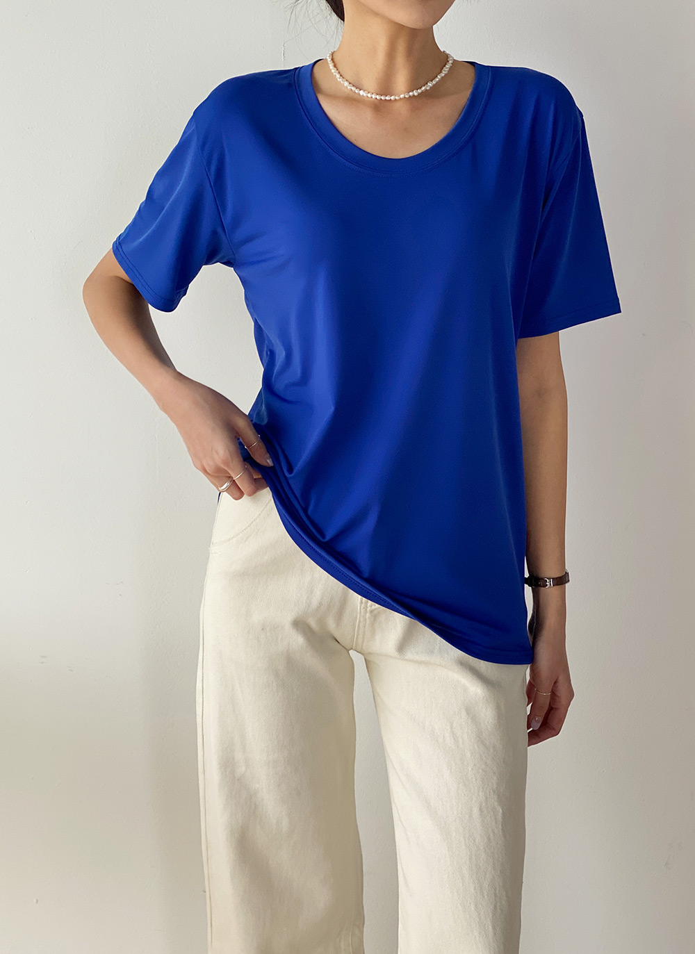 Uネッククール半袖Tシャツ | DHOLIC | 詳細画像12