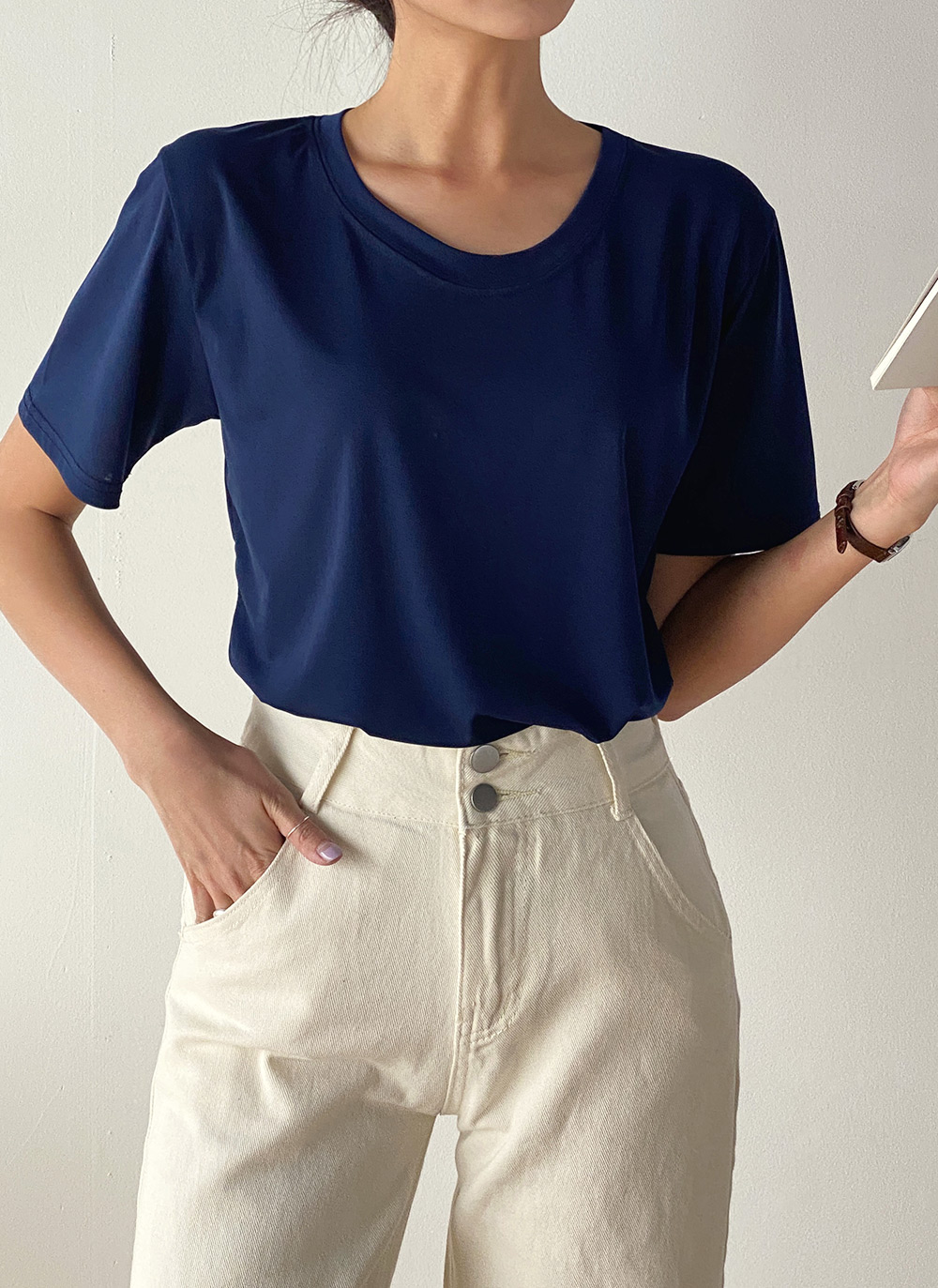 Uネッククール半袖Tシャツ | DHOLIC | 詳細画像17