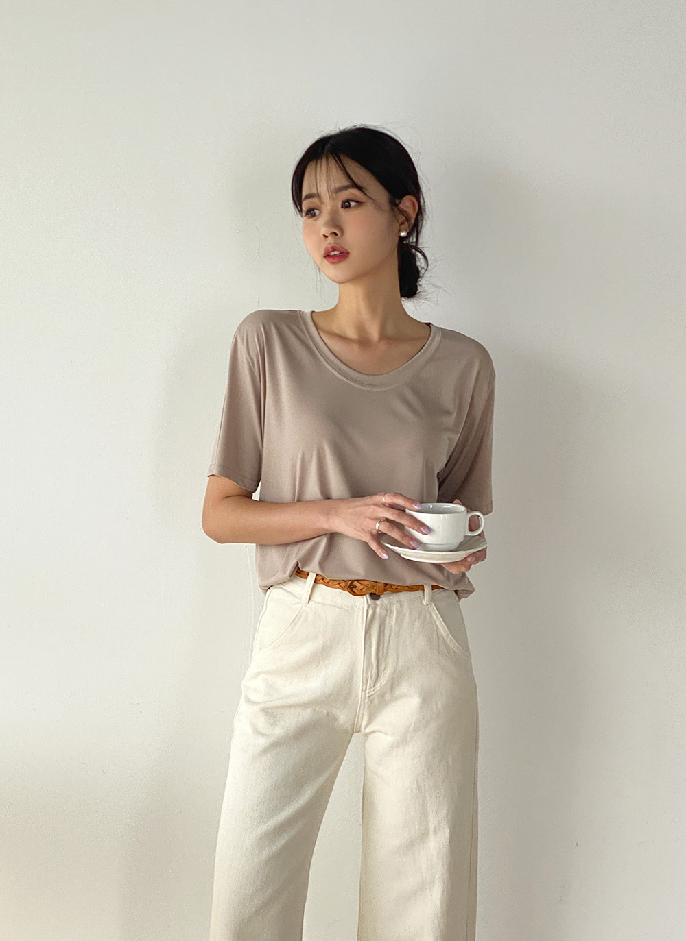 Uネッククール半袖Tシャツ | DHOLIC | 詳細画像22