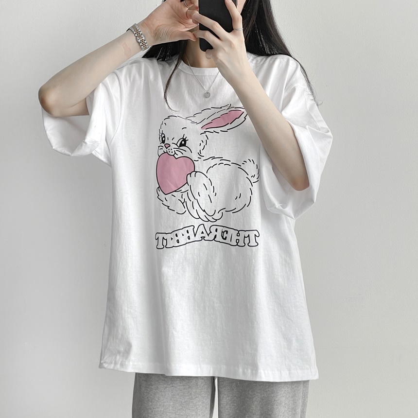 ハートラビットTシャツ | lilisense | 詳細画像5