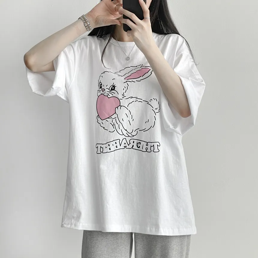 ハートラビットTシャツ | lilisense | 詳細画像4