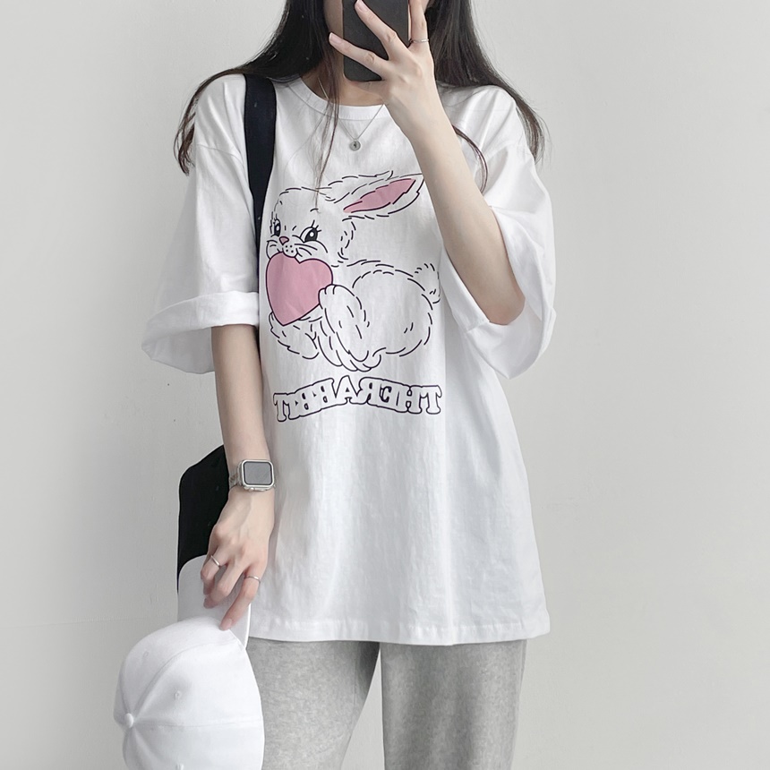 ハートラビットTシャツ | lilisense | 詳細画像6