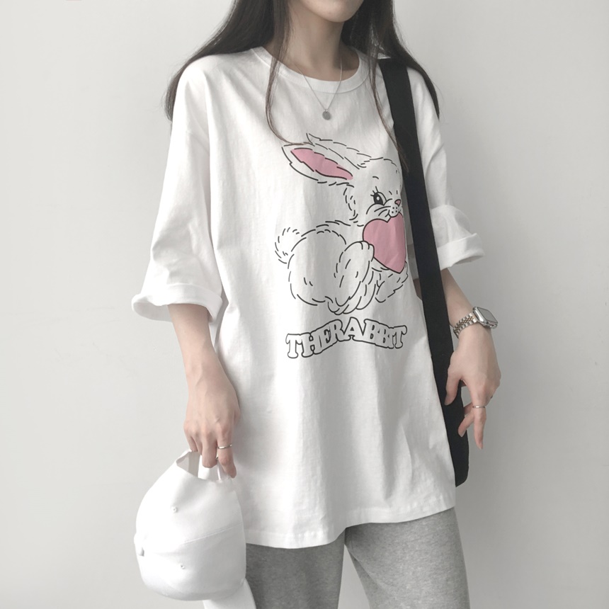 ハートラビットTシャツ | lilisense | 詳細画像7