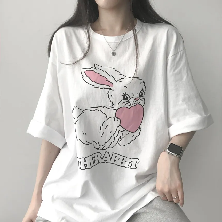 ハートラビットTシャツ | lilisense | 詳細画像8