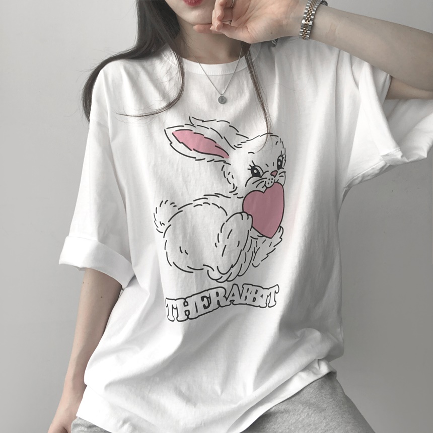 ハートラビットTシャツ | lilisense | 詳細画像10