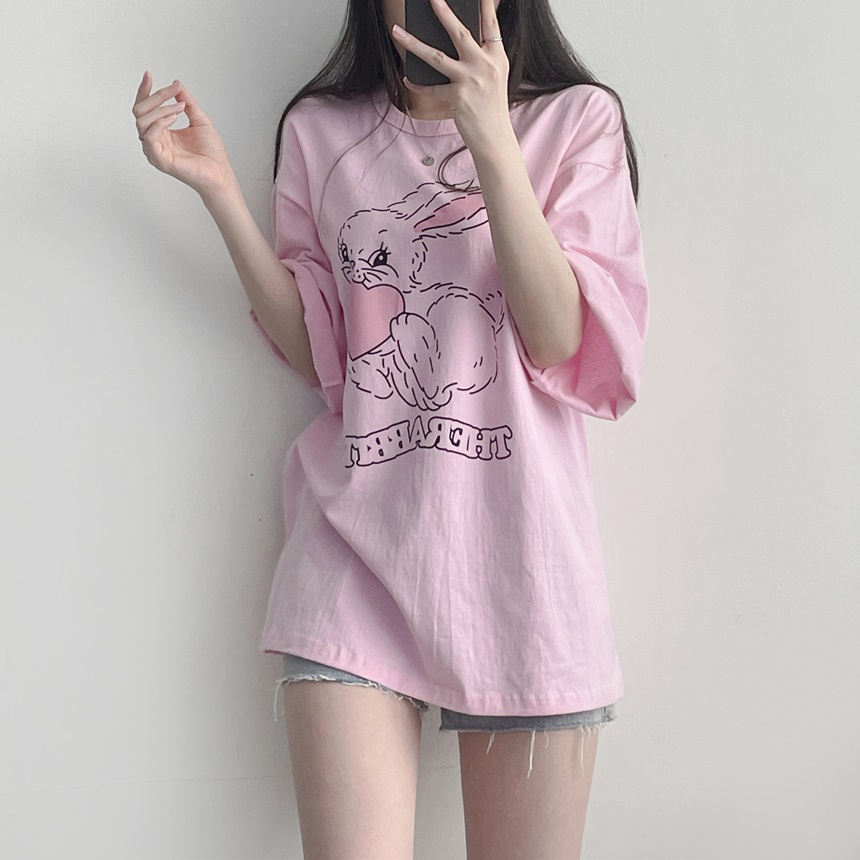 ハートラビットTシャツ | lilisense | 詳細画像16