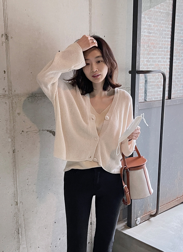 セニー　クロップドシアーカーディガン cropped sheer cardigan（クロップドシアーカーディガン