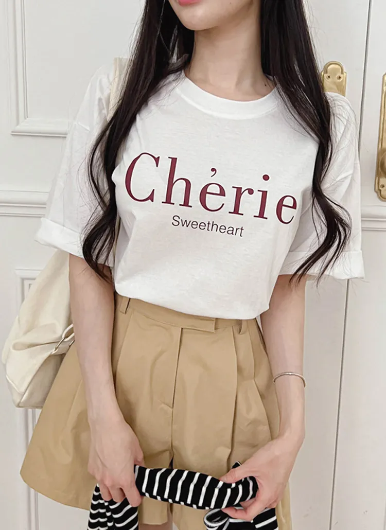 Cherie半袖Tシャツ | iambest | 詳細画像1