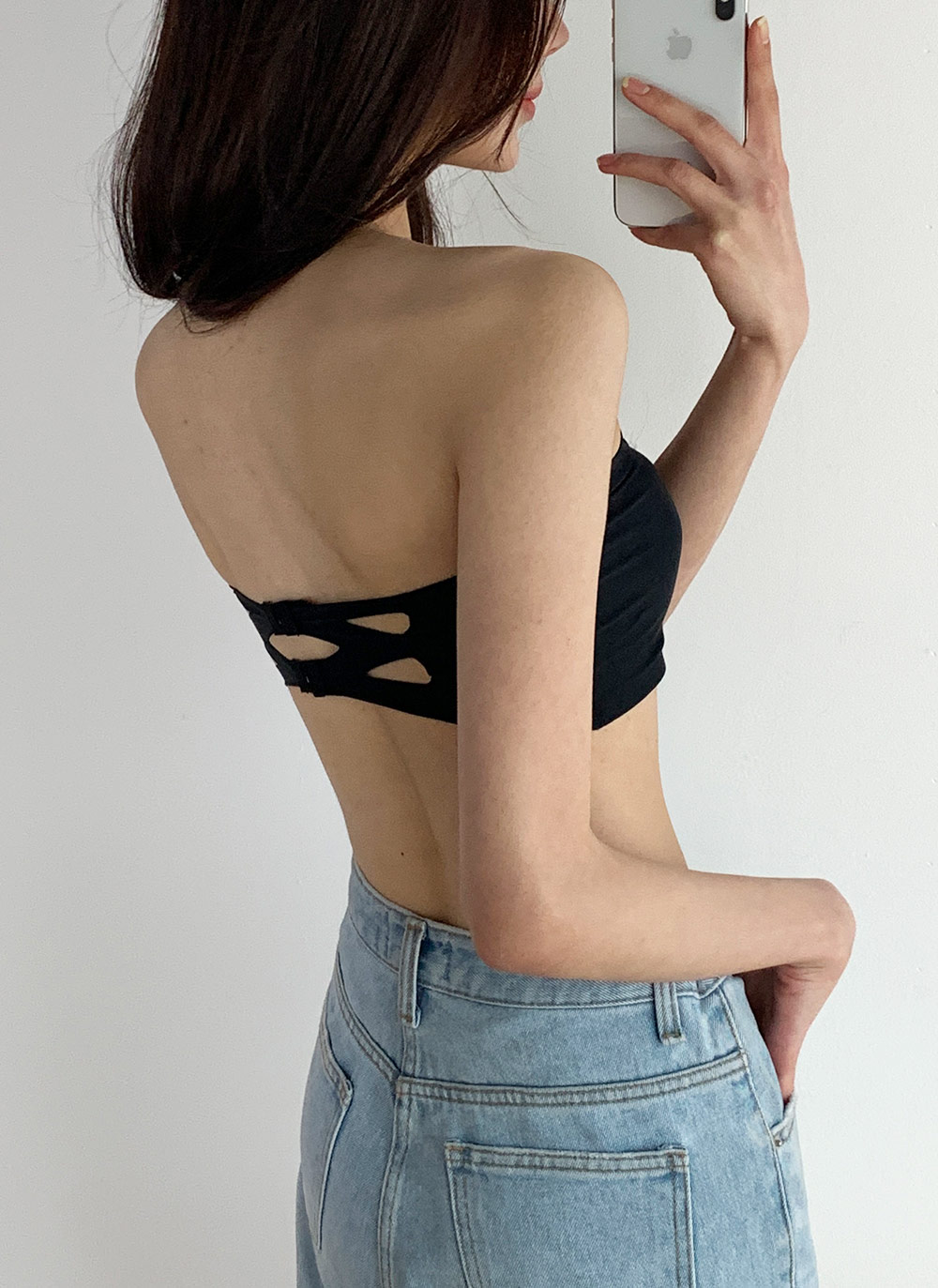 カップ付バックスリットベアトップ | レディースファッション通販 - DHOLIC