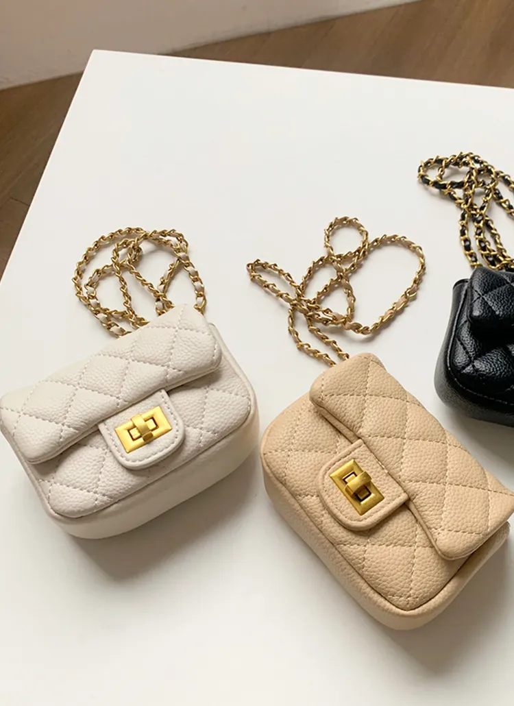 ミニサイズキルティングチェーンバッグ | レディースファッション通販  