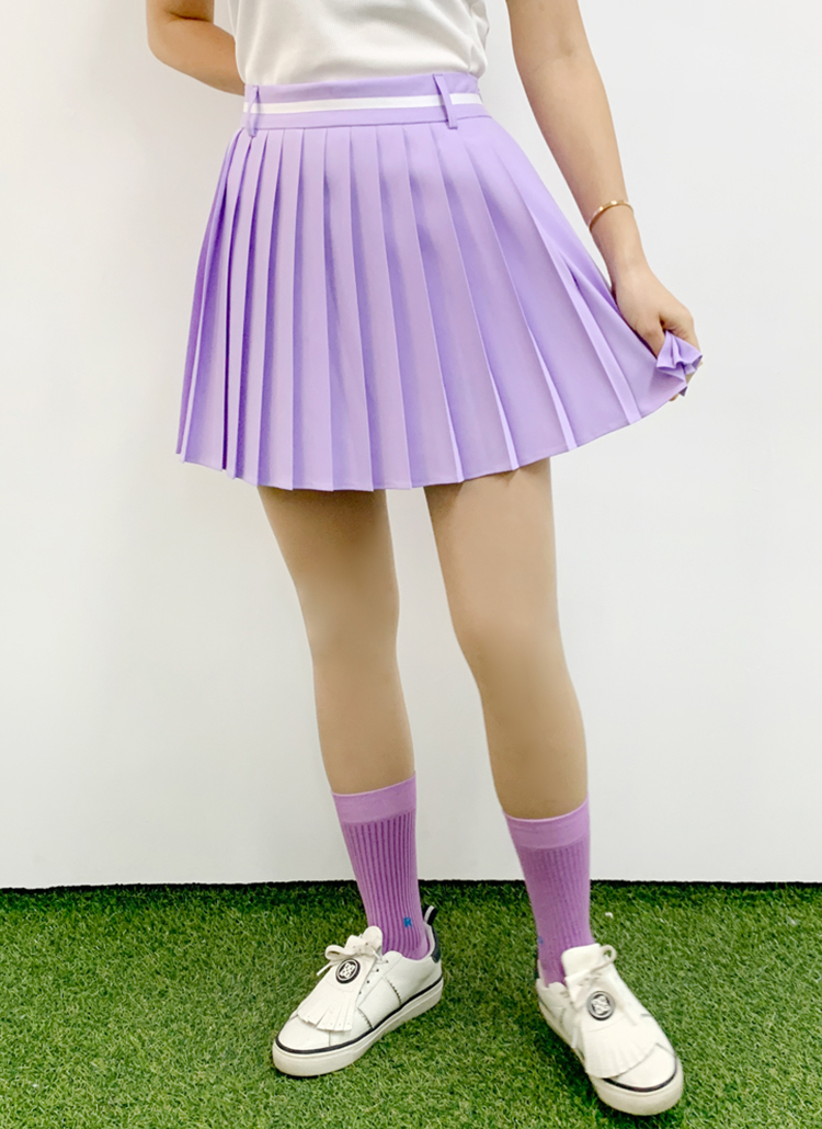 配色ウエストプリーツスカートパンツのサムネイル