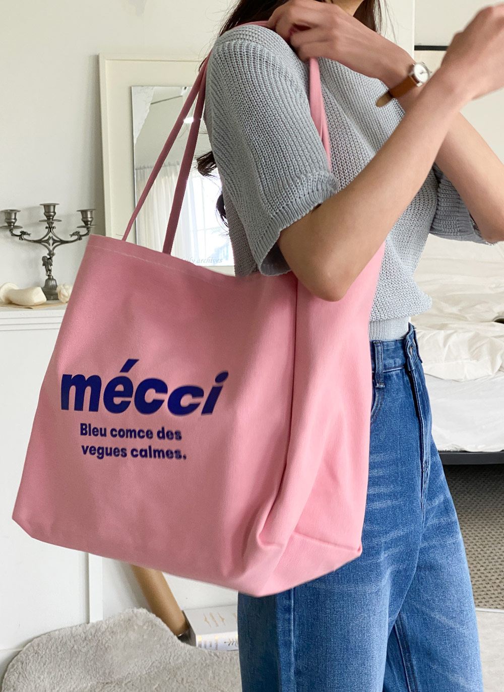 mécciトートバッグ | DHOLIC | 詳細画像8