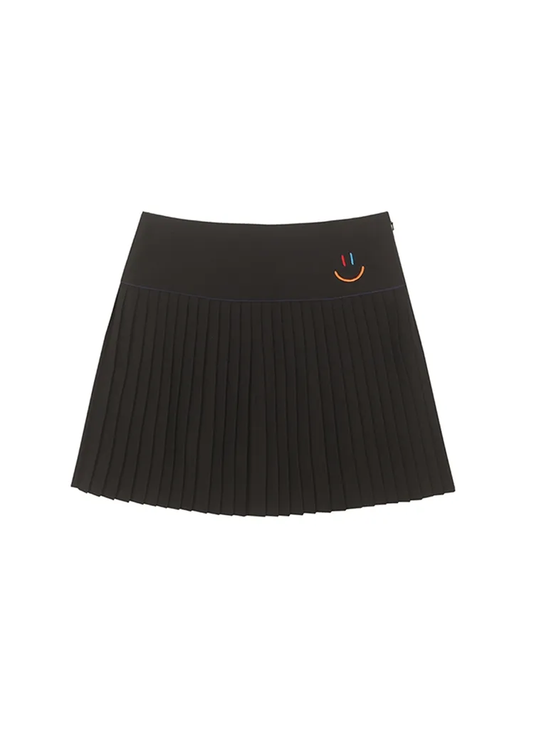 LaLaプリーツスカートパンツ(Black) | lala | 詳細画像1
