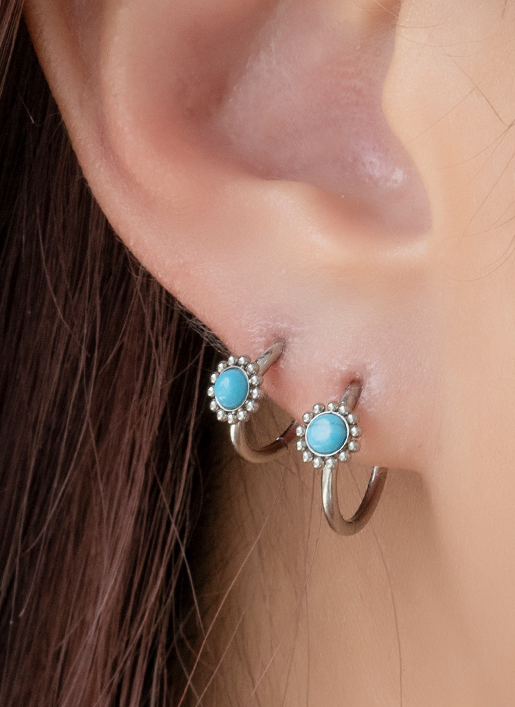 GARNI ターコイズ 片耳用ピアス 1635715_22375681_k3.jpg