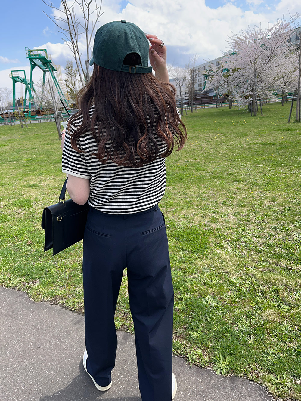 パイピングボーダーTシャツ | レディースファッション通販 - DHOLIC