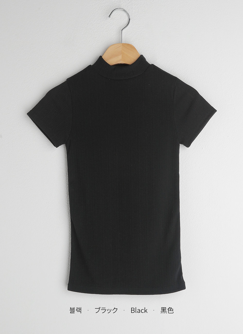 ハーフネックリブ半袖Tシャツ | DHOLIC | 詳細画像27