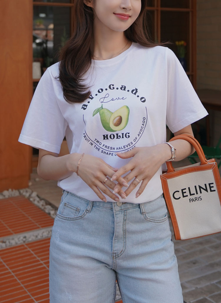 アボカドプリントTシャツ | レディースファッション通販 - DHOLIC