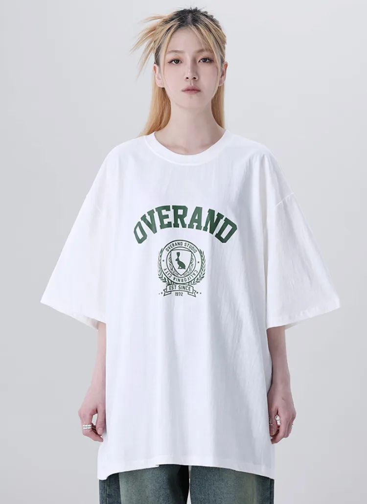 ロゴスタンプ半袖Tシャツ | overand | 詳細画像1