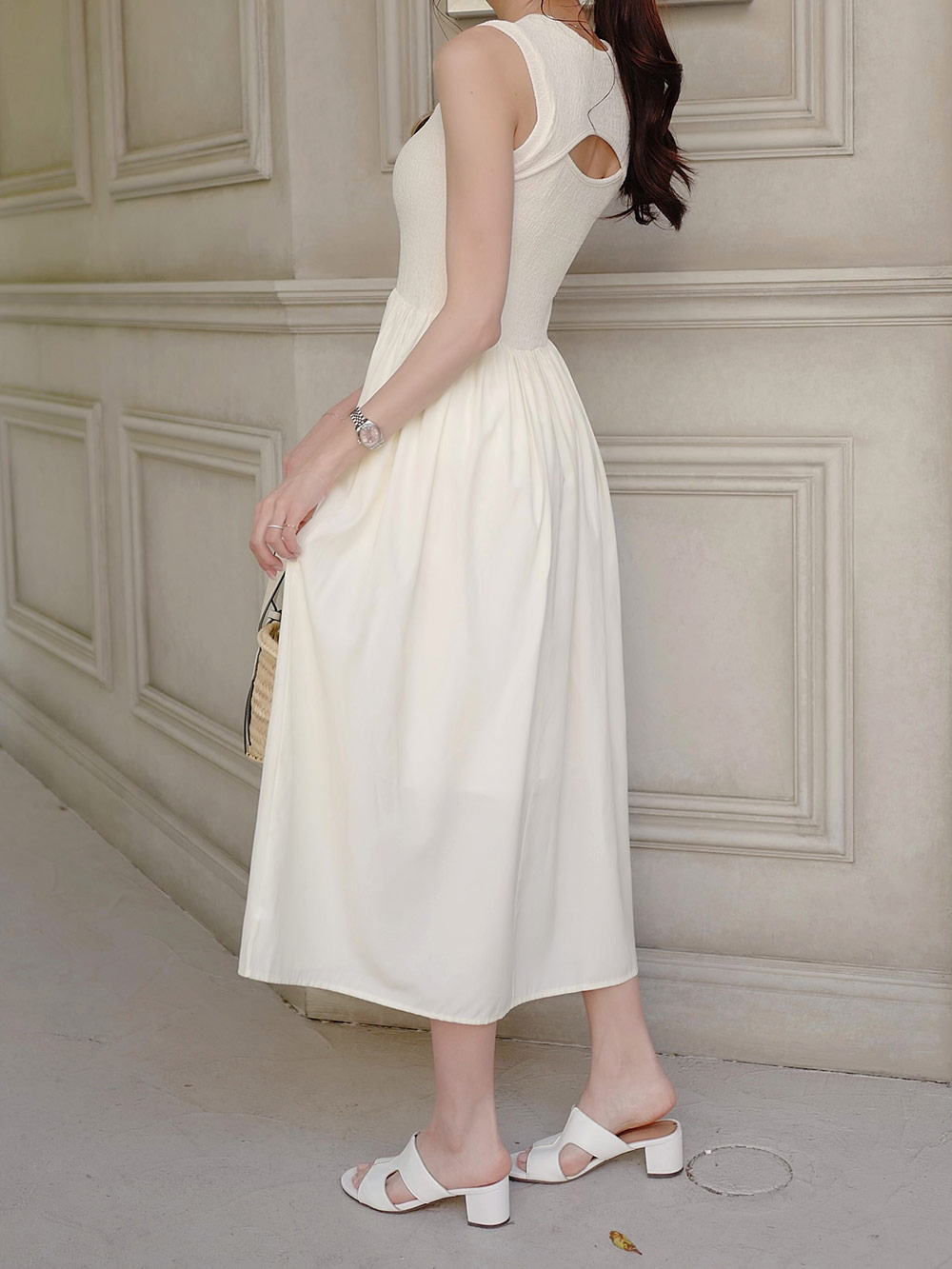 【未使用】TED BAKER フィット ＆ フレア フリル ワンピース 膝丈 ドラマ使用】Ted Baker テッドベイカー Seella 桜柄チュニック