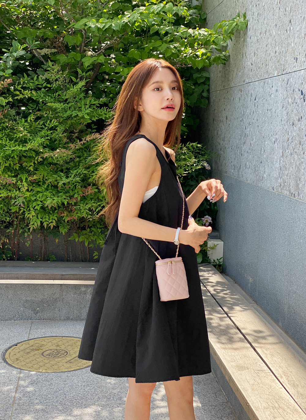 バックリボンミニワンピース | レディースファッション通販 - DHOLIC