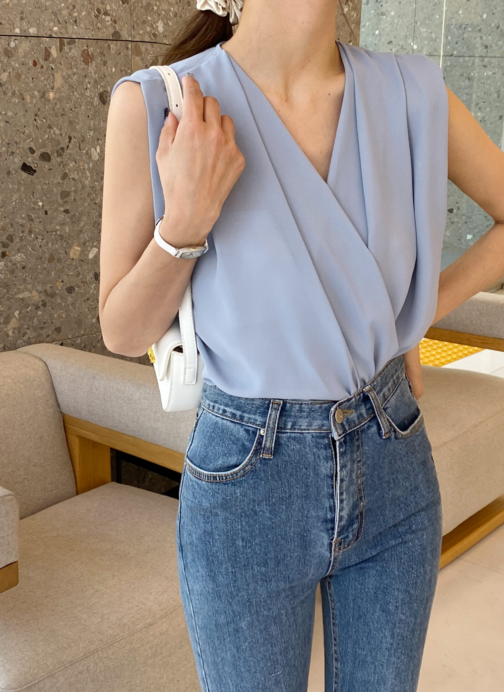 タックカシュクールノースリーブ | レディースファッション通販 - DHOLIC