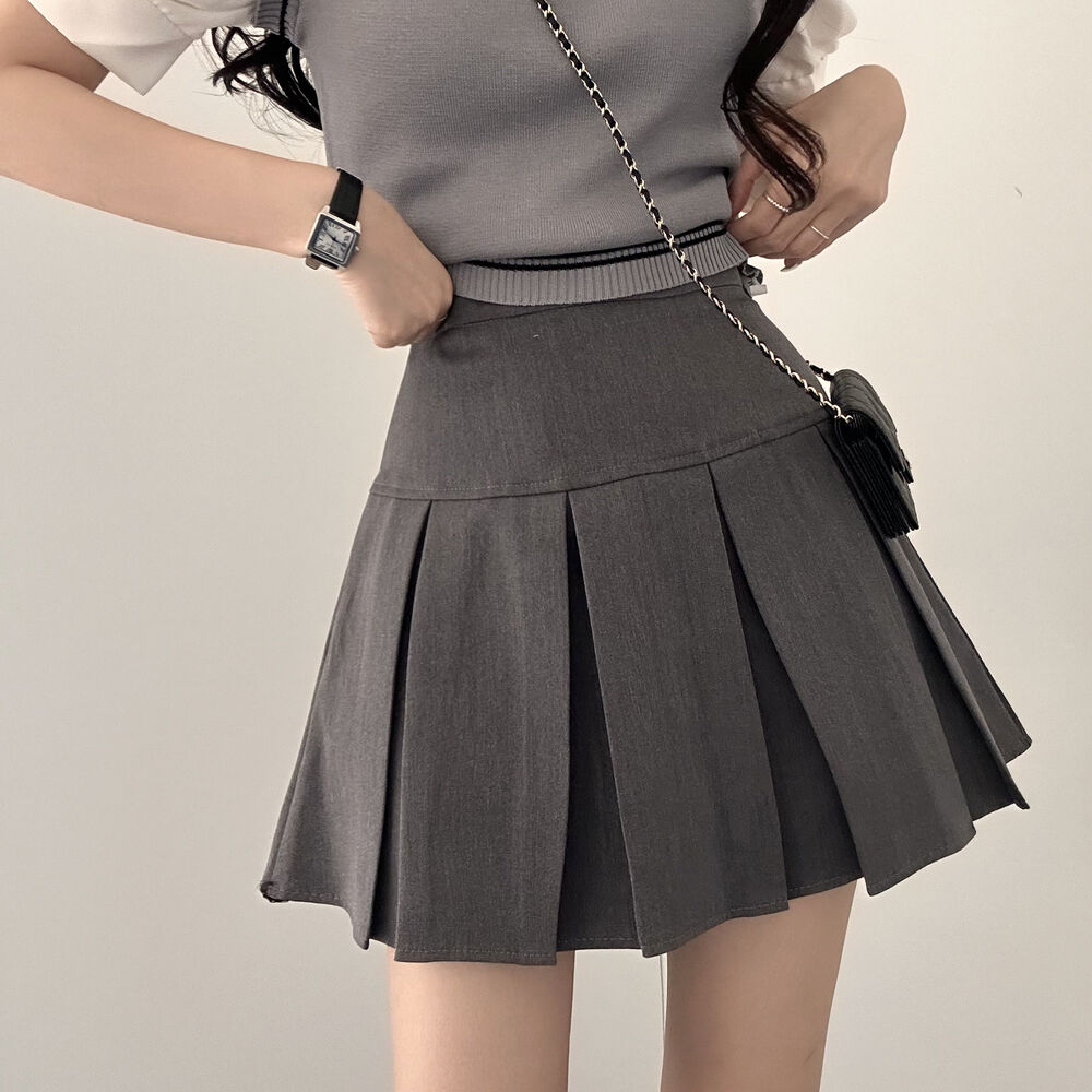 PRIORITYプリーツパンツスカート新品チャコールmal.レレレさん カーゴプリーツスカートライクショートパンツ(HARE)（カーゴ