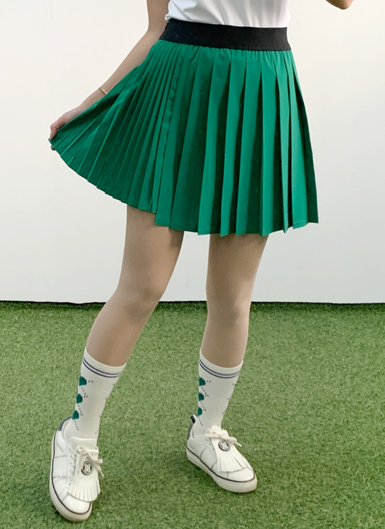 ミックスダブルプリーツスカートパンツ | レディースファッション通販
