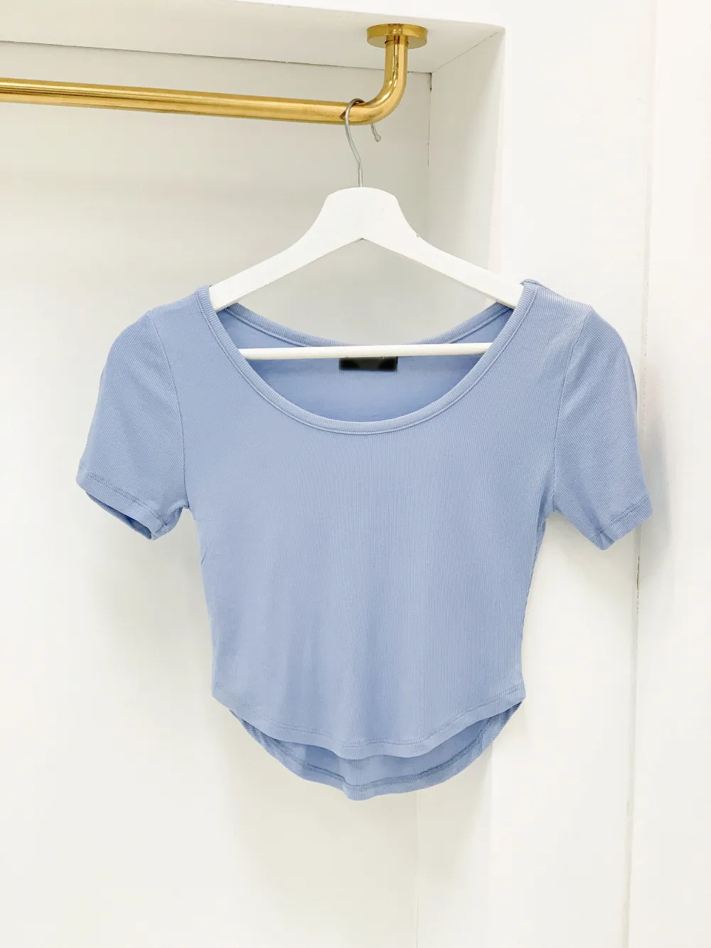 Uネックスリム半袖Tシャツ | audreybubble | 詳細画像11