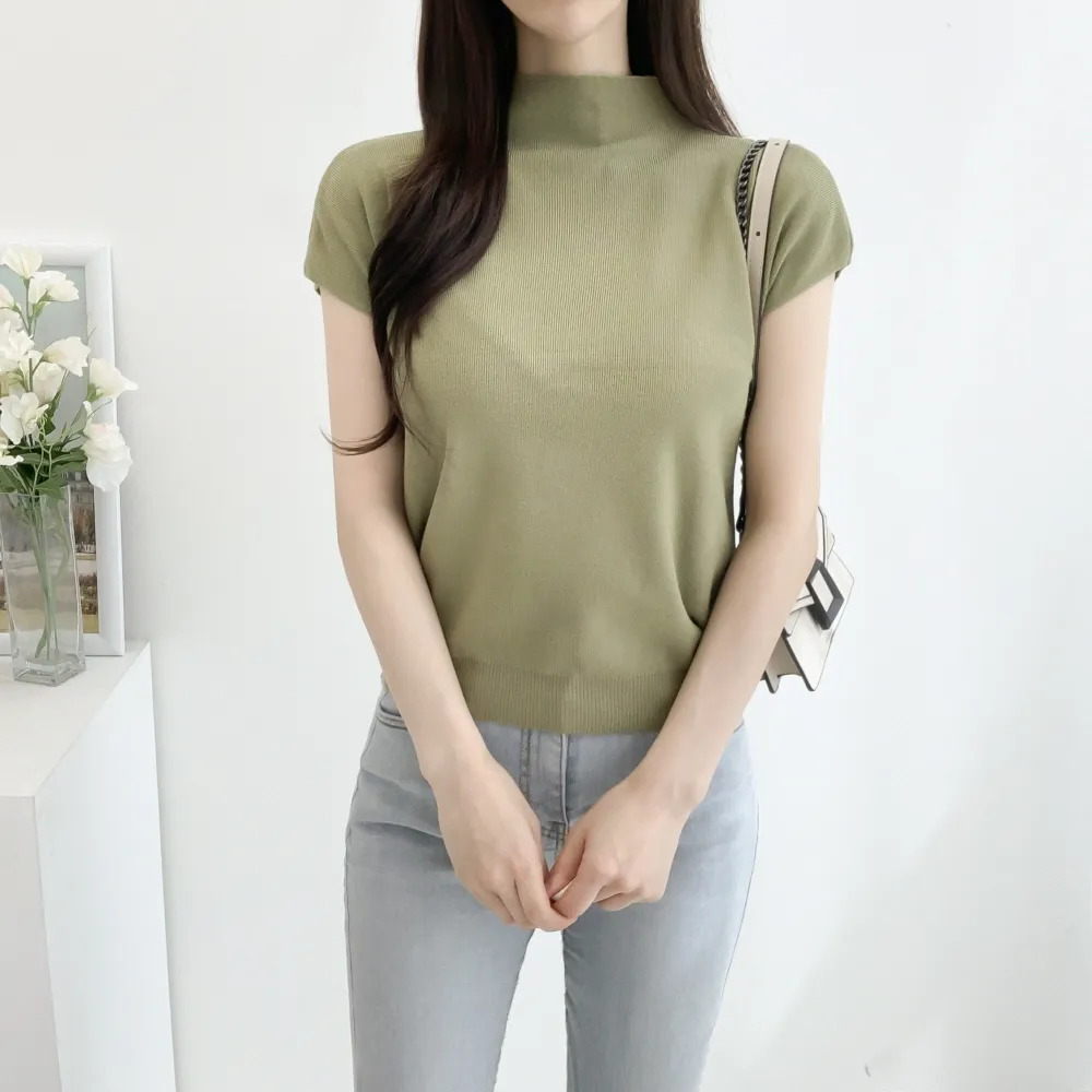 ハーフネックフレンチスリーブニット | audreybubble | 詳細画像22