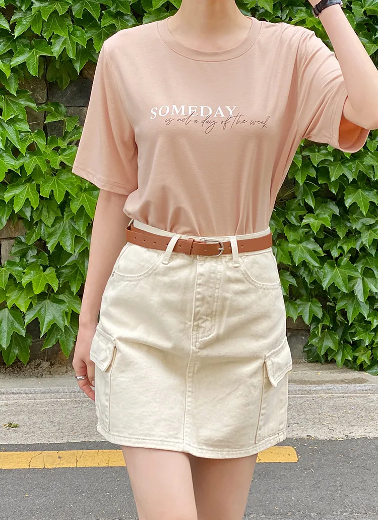 SOMEDAY半袖ラウンドTシャツ | レディースファッション通販 - DHOLIC