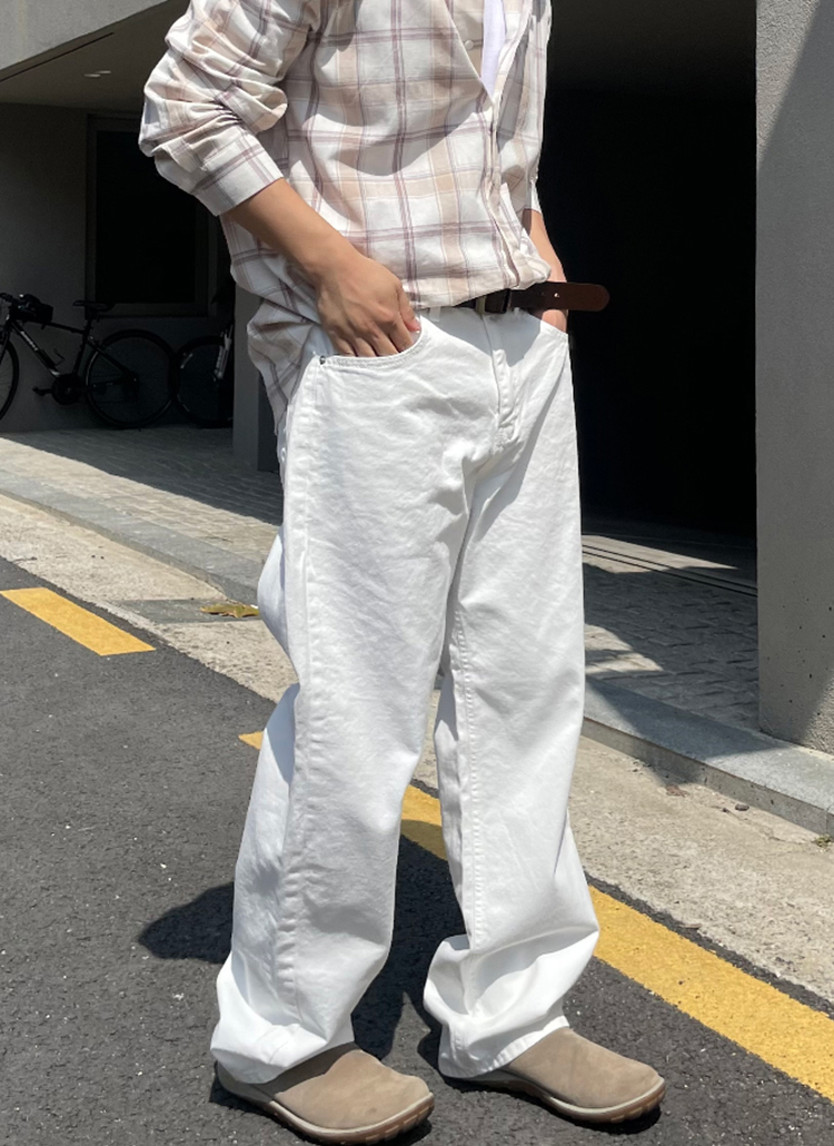 phlannel コットンパンツ　白 Phlannel フランネル パンツ（その他） S 白 【古着】【中古】の