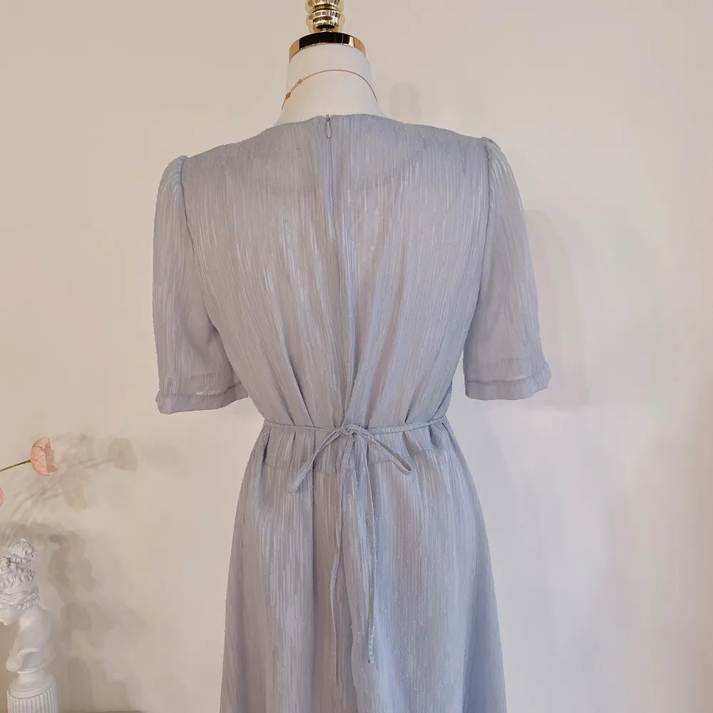 Vネックシャーリングシフォンパフワンピース | mirangmirang | 詳細画像23