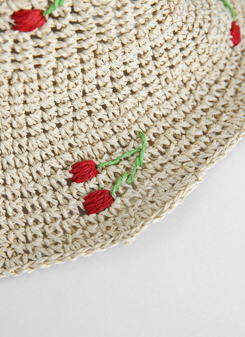 チェーリー刺繍ストローハット | DHOLIC | 詳細画像30