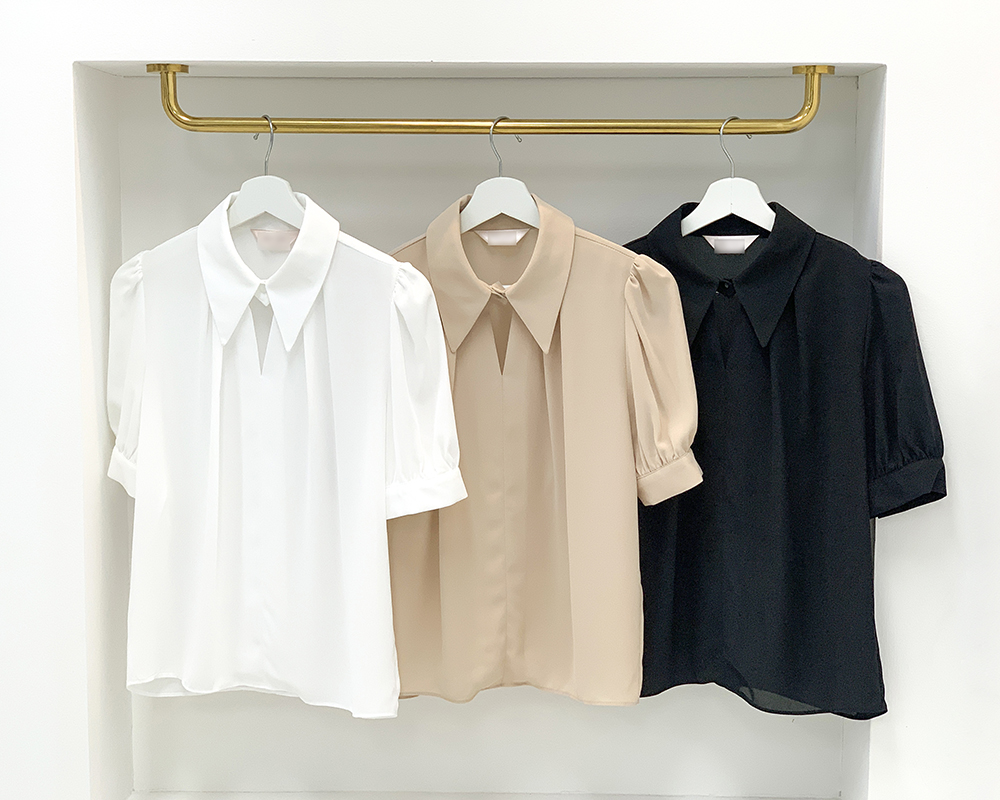 CHLOÉ レース シフォン パフスリーブ リボン ブラウス 34 CHLOÉ レース シフォン パフスリーブ リボン ブラウス 34