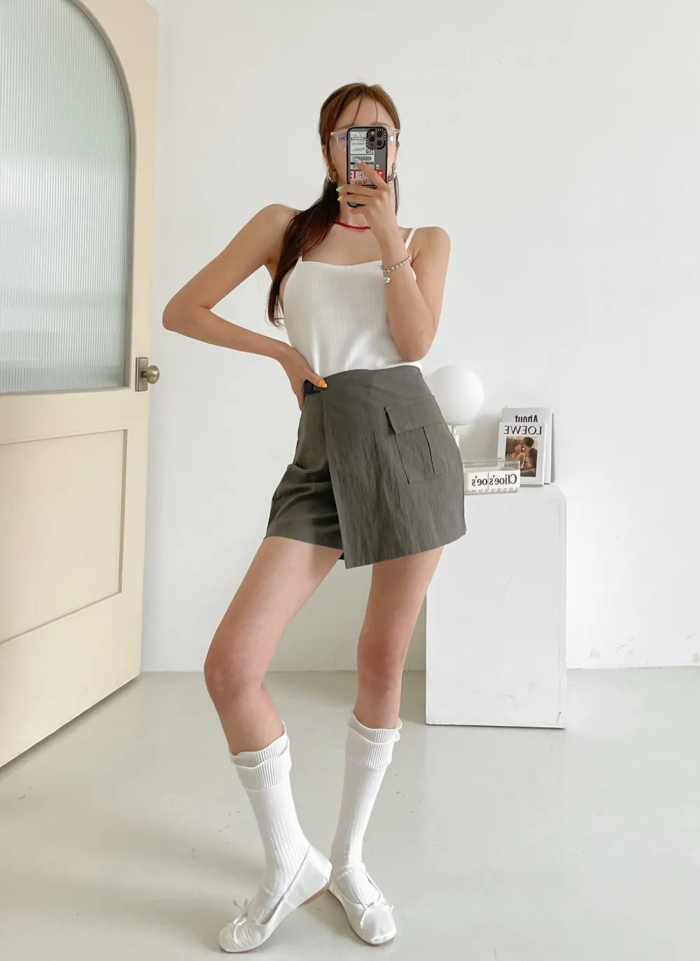 リネン混バックリボンビスチェ | レディースファッション通販 - DHOLIC 