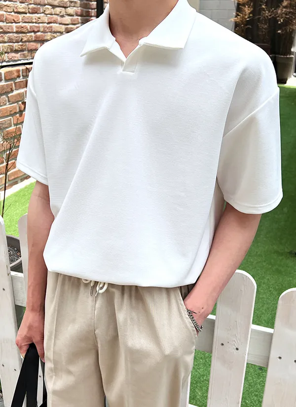 スキッパー半袖Tシャツ | 詳細画像1
