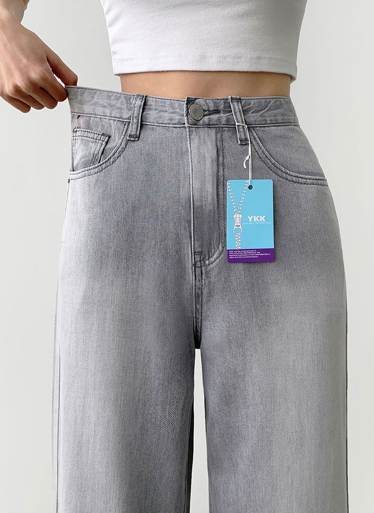 3TYPEハイウエストワイドデニムパンツ | レディースファッション通販