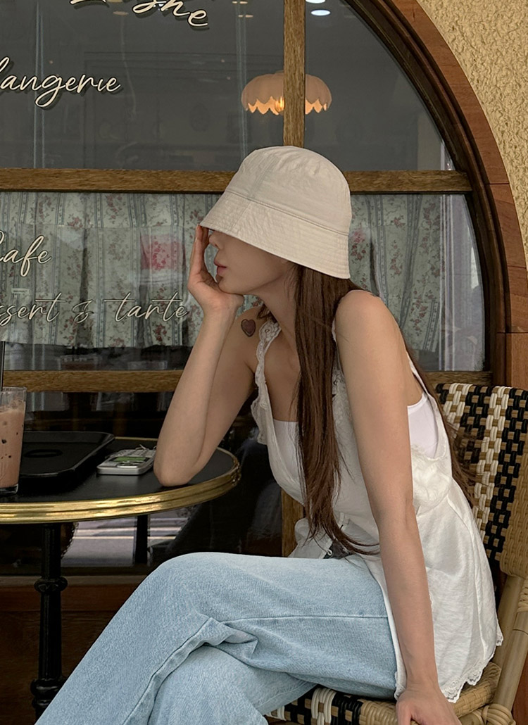 メッシュ裏地バケットハット | レディースファッション通販 - DHOLIC