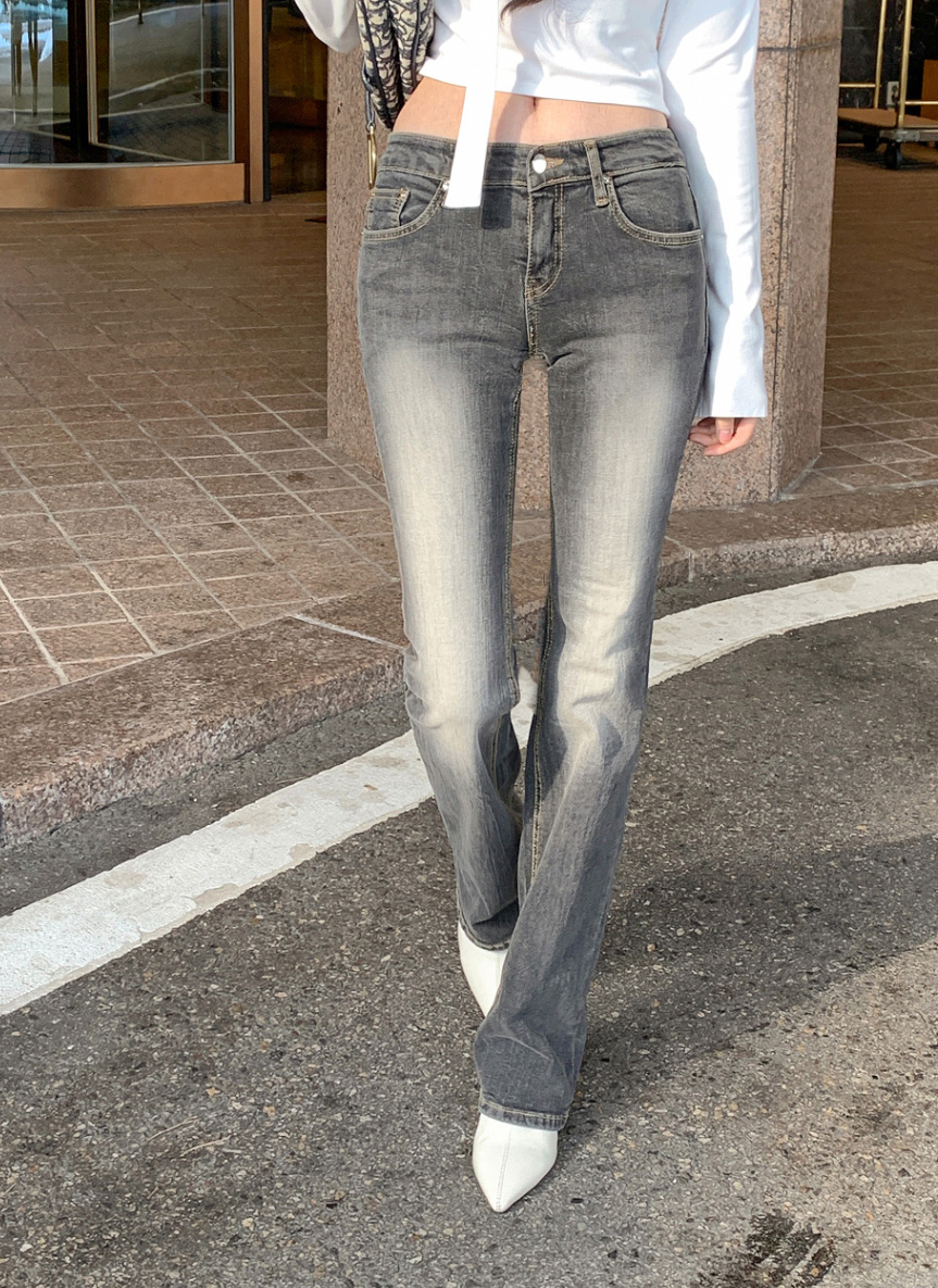 2TYPEローライズフレアデニムパンツ | レディースファッション通販