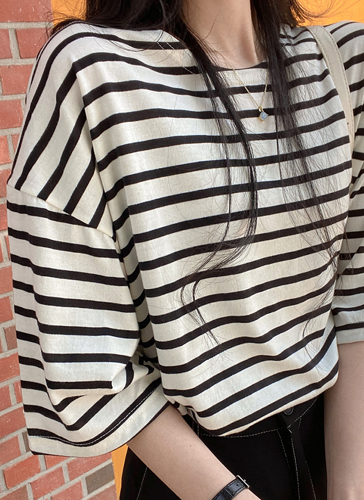 夏に着たいボーダー女子も◎\tDior\tChristianDiorCouture Tシャツ ボーダーTシャツ | レディースファッション通販 - DHOLIC